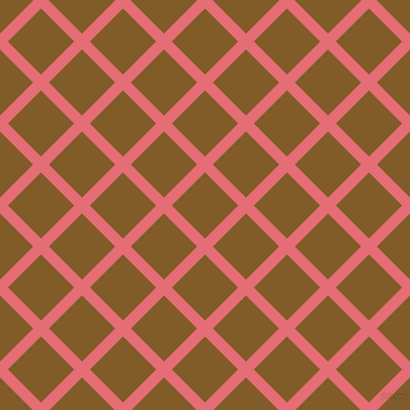45/135 degree angle diagonal checkered chequered lines, 16 pixel line width, 67 pixel square size, plaid checkered seamless tileable