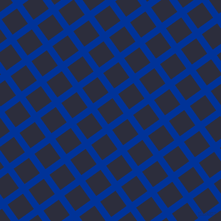 36/126 degree angle diagonal checkered chequered lines, 14 pixel lines width, 38 pixel square size, plaid checkered seamless tileable