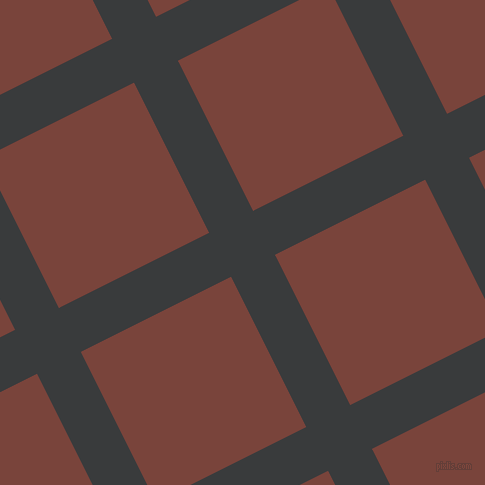 27/117 degree angle diagonal checkered chequered lines, 49 pixel lines width, 168 pixel square size, plaid checkered seamless tileable