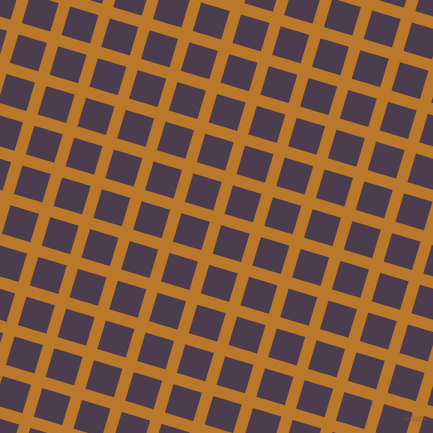 73/163 degree angle diagonal checkered chequered lines, 17 pixel lines width, 43 pixel square size, plaid checkered seamless tileable