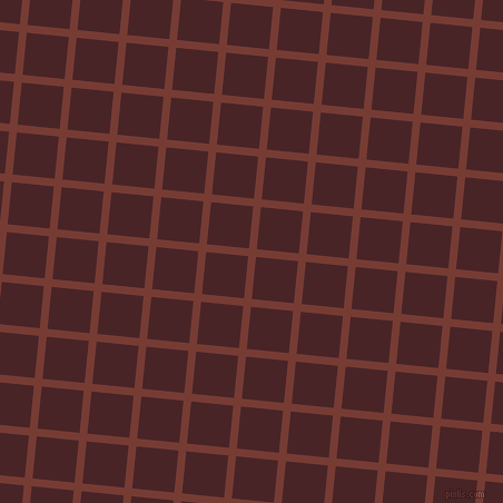 84/174 degree angle diagonal checkered chequered lines, 7 pixel line width, 38 pixel square size, plaid checkered seamless tileable