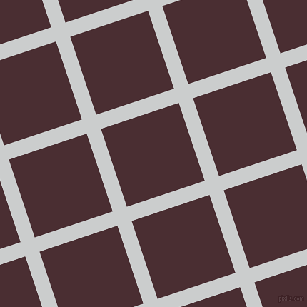 18/108 degree angle diagonal checkered chequered lines, 21 pixel line width, 115 pixel square size, plaid checkered seamless tileable