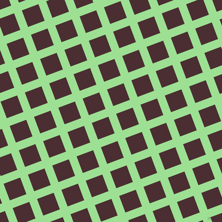 21/111 degree angle diagonal checkered chequered lines, 27 pixel lines width, 58 pixel square size, plaid checkered seamless tileable