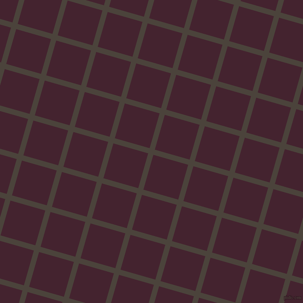 74/164 degree angle diagonal checkered chequered lines, 11 pixel lines width, 74 pixel square size, plaid checkered seamless tileable