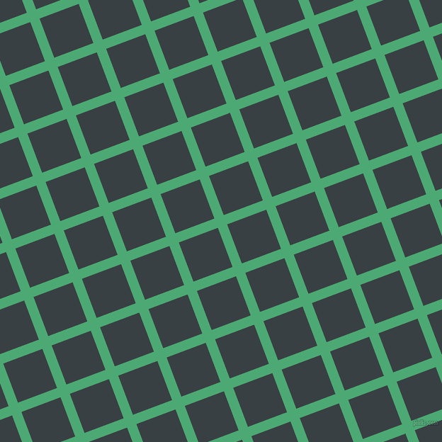 21/111 degree angle diagonal checkered chequered lines, 14 pixel lines width, 59 pixel square size, plaid checkered seamless tileable