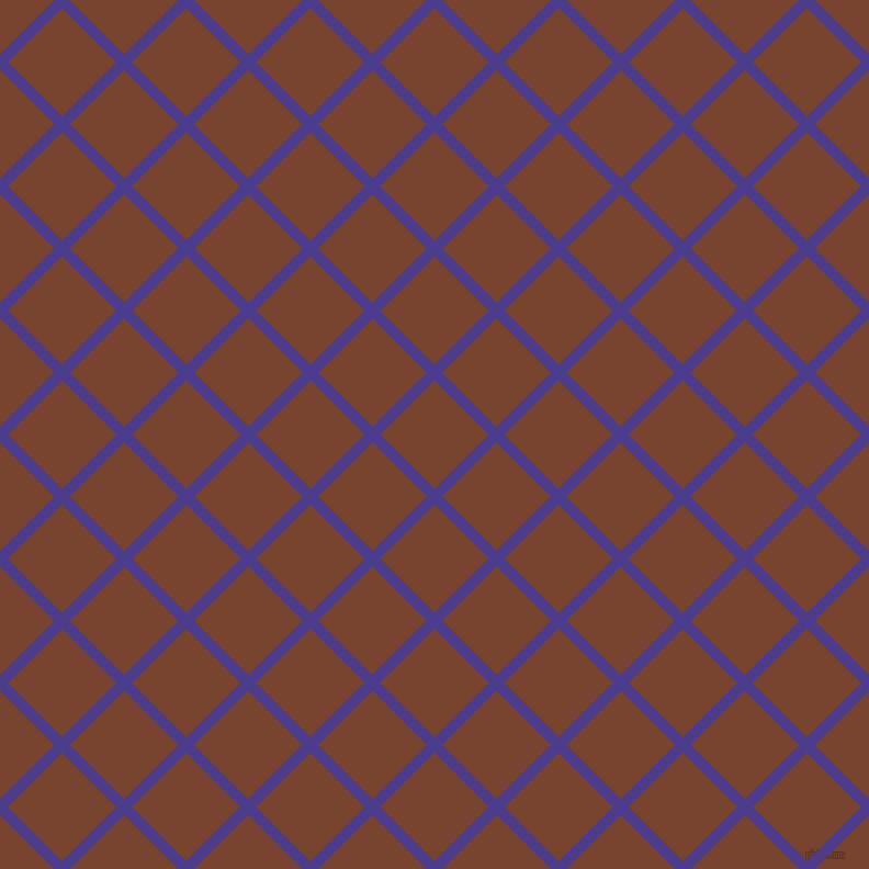 45/135 degree angle diagonal checkered chequered lines, 10 pixel lines width, 70 pixel square size, plaid checkered seamless tileable