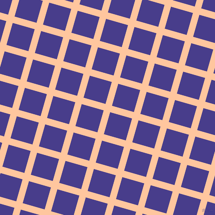 74/164 degree angle diagonal checkered chequered lines, 22 pixel lines width, 75 pixel square size, plaid checkered seamless tileable