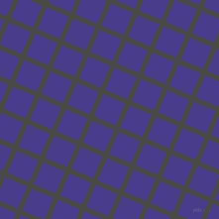 67/157 degree angle diagonal checkered chequered lines, 10 pixel lines width, 48 pixel square size, plaid checkered seamless tileable