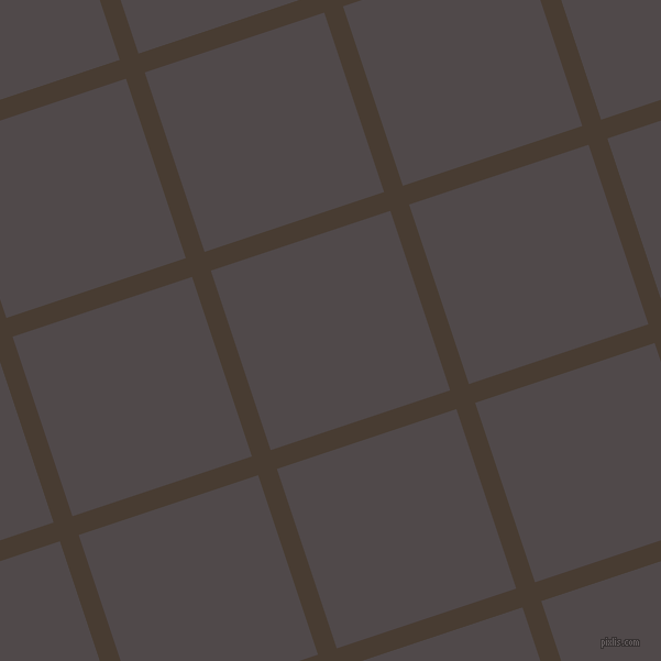 18/108 degree angle diagonal checkered chequered lines, 18 pixel lines width, 172 pixel square size, plaid checkered seamless tileable