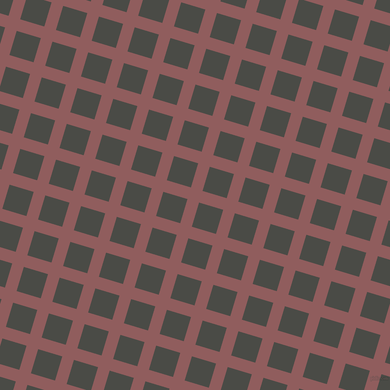 73/163 degree angle diagonal checkered chequered lines, 24 pixel line width, 50 pixel square size, plaid checkered seamless tileable