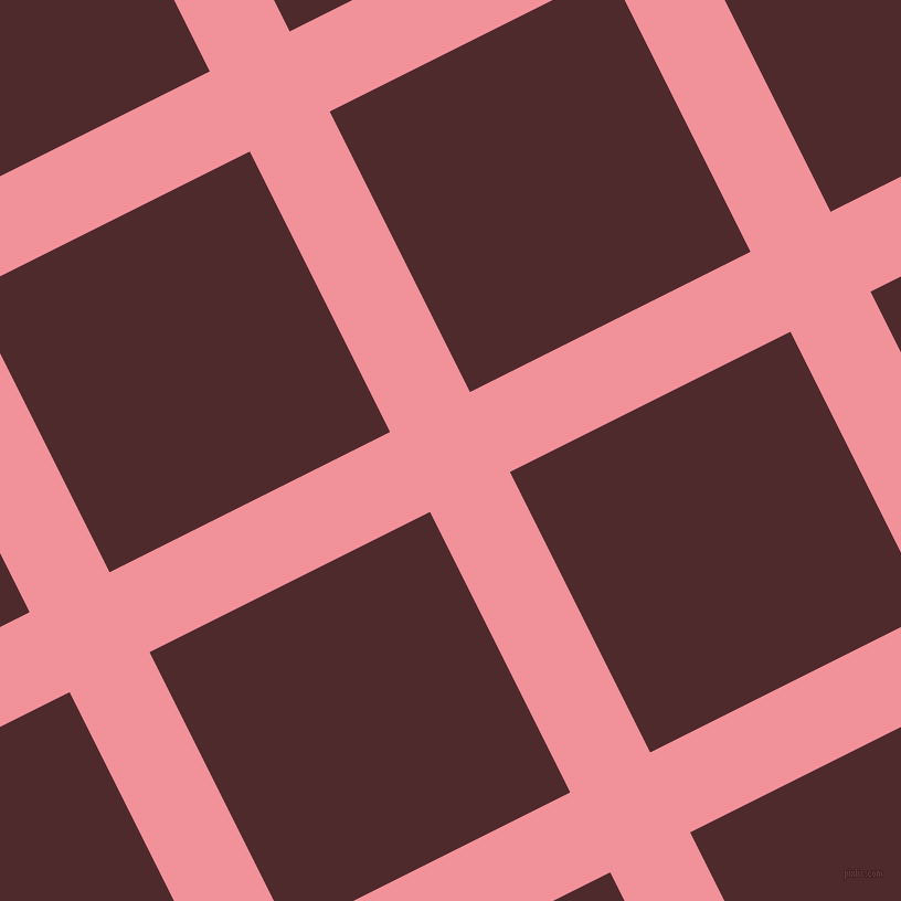 27/117 degree angle diagonal checkered chequered lines, 81 pixel lines width, 284 pixel square size, plaid checkered seamless tileable