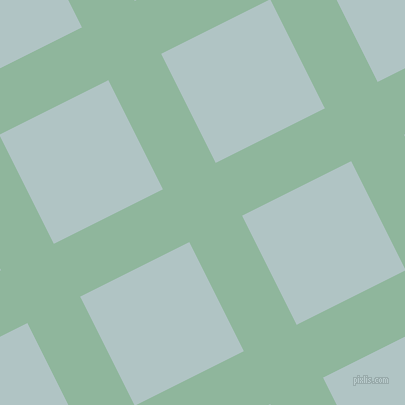 27/117 degree angle diagonal checkered chequered lines, 59 pixel line width, 122 pixel square size, plaid checkered seamless tileable
