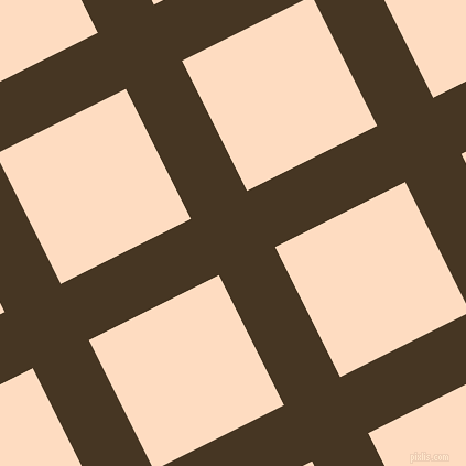 27/117 degree angle diagonal checkered chequered lines, 57 pixel lines width, 132 pixel square size, plaid checkered seamless tileable