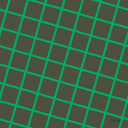 74/164 degree angle diagonal checkered chequered lines, 7 pixel lines width, 51 pixel square size, plaid checkered seamless tileable