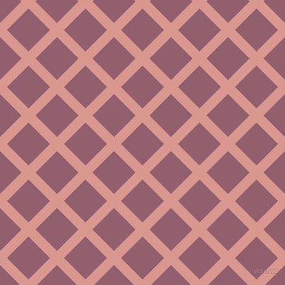 45/135 degree angle diagonal checkered chequered lines, 14 pixel lines width, 43 pixel square size, plaid checkered seamless tileable