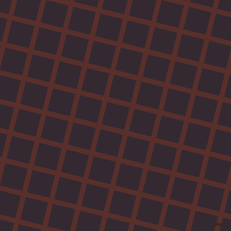 76/166 degree angle diagonal checkered chequered lines, 16 pixel lines width, 74 pixel square size, plaid checkered seamless tileable