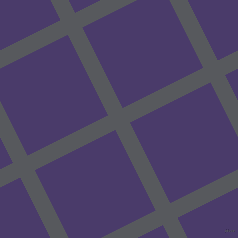 27/117 degree angle diagonal checkered chequered lines, 57 pixel lines width, 314 pixel square size, plaid checkered seamless tileable