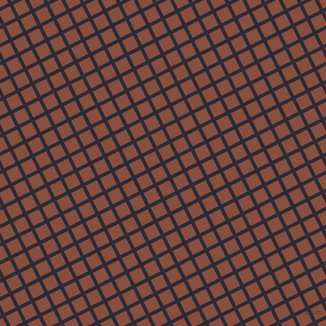 27/117 degree angle diagonal checkered chequered lines, 7 pixel lines width, 25 pixel square size, plaid checkered seamless tileable