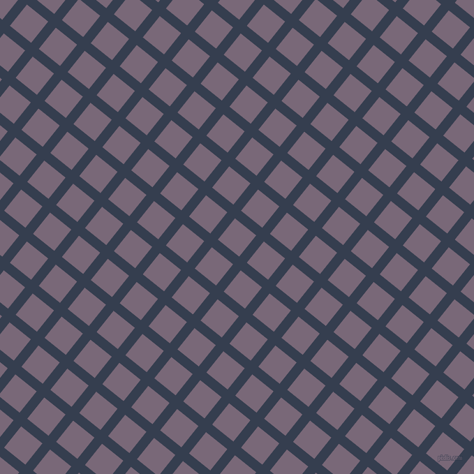 51/141 degree angle diagonal checkered chequered lines, 14 pixel line width, 39 pixel square size, plaid checkered seamless tileable