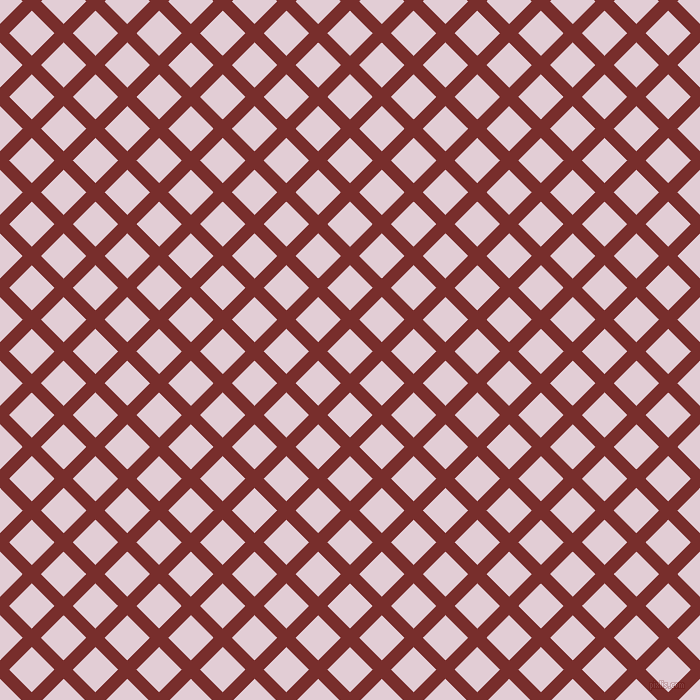 45/135 degree angle diagonal checkered chequered lines, 13 pixel lines width, 32 pixel square size, plaid checkered seamless tileable