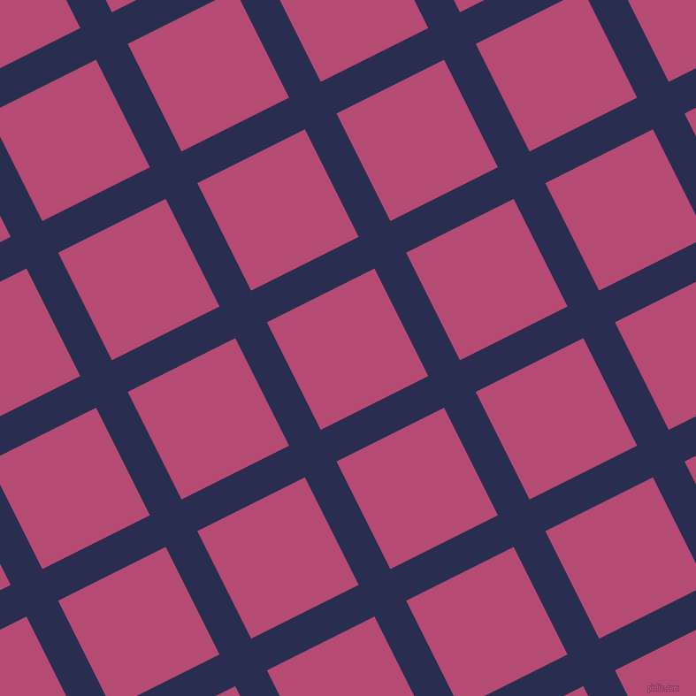 27/117 degree angle diagonal checkered chequered lines, 40 pixel line width, 136 pixel square size, plaid checkered seamless tileable