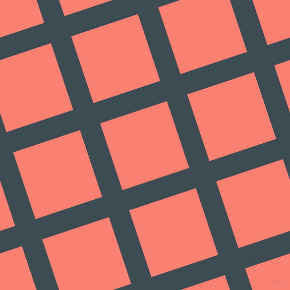 18/108 degree angle diagonal checkered chequered lines, 43 pixel line width, 142 pixel square size, plaid checkered seamless tileable