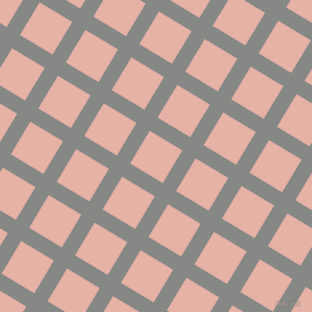 59/149 degree angle diagonal checkered chequered lines, 22 pixel lines width, 54 pixel square size, plaid checkered seamless tileable