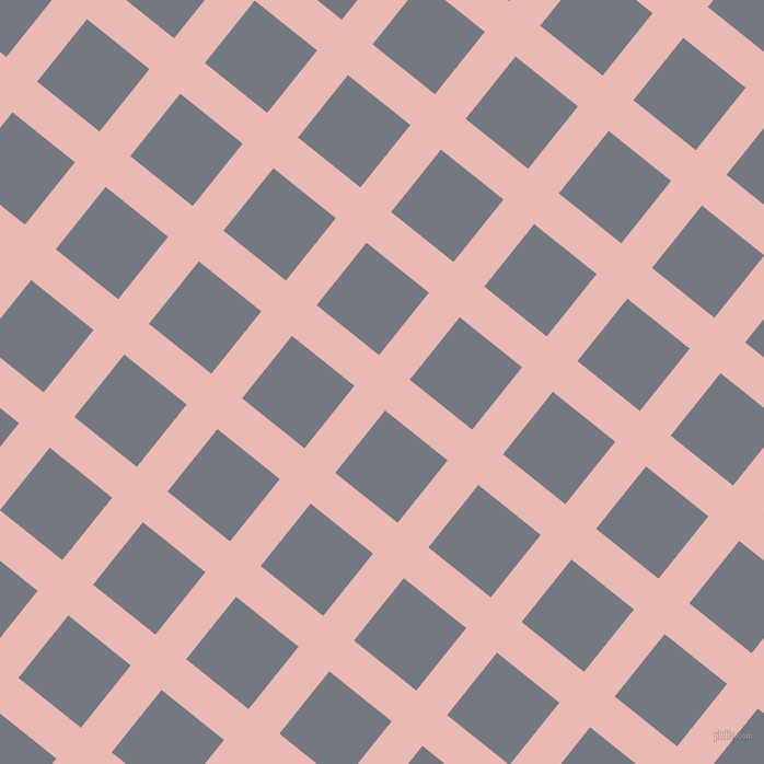 51/141 degree angle diagonal checkered chequered lines, 36 pixel lines width, 73 pixel square size, plaid checkered seamless tileable