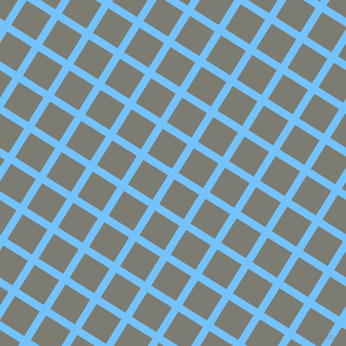 58/148 degree angle diagonal checkered chequered lines, 15 pixel line width, 57 pixel square size, plaid checkered seamless tileable