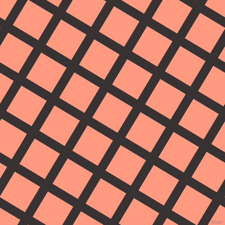 59/149 degree angle diagonal checkered chequered lines, 29 pixel lines width, 96 pixel square size, plaid checkered seamless tileable