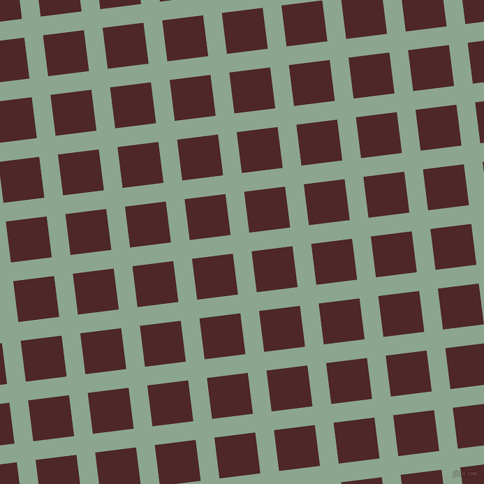 7/97 degree angle diagonal checkered chequered lines, 27 pixel line width, 59 pixel square size, plaid checkered seamless tileable