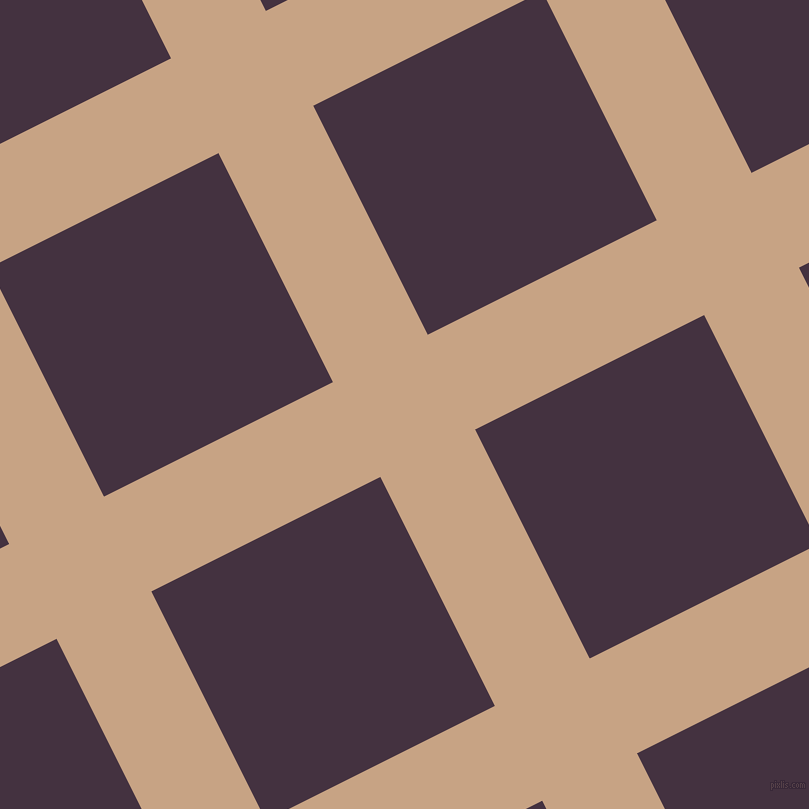 27/117 degree angle diagonal checkered chequered lines, 106 pixel lines width, 256 pixel square size, plaid checkered seamless tileable