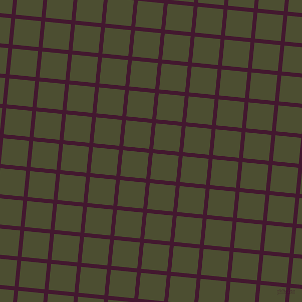 84/174 degree angle diagonal checkered chequered lines, 8 pixel line width, 52 pixel square size, plaid checkered seamless tileable