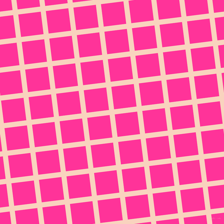 7/97 degree angle diagonal checkered chequered lines, 17 pixel line width, 75 pixel square size, plaid checkered seamless tileable