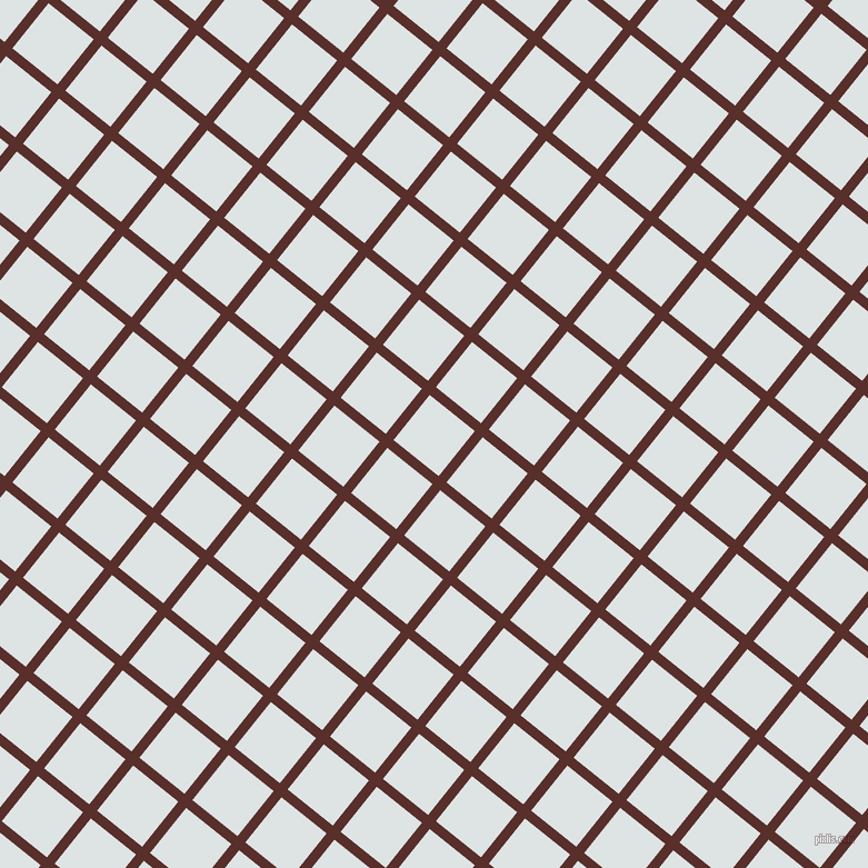51/141 degree angle diagonal checkered chequered lines, 9 pixel line width, 52 pixel square size, plaid checkered seamless tileable