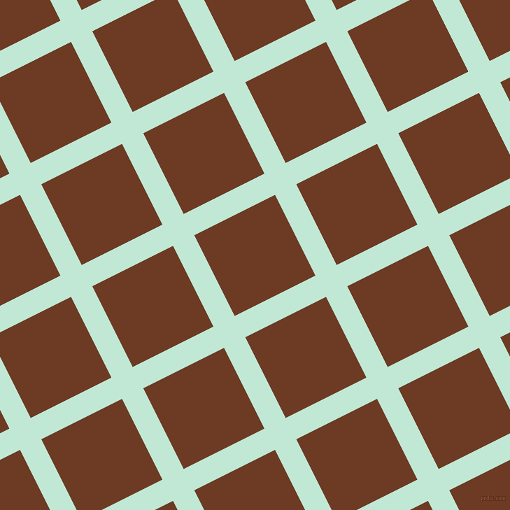 27/117 degree angle diagonal checkered chequered lines, 34 pixel line width, 129 pixel square size, Aero Blue and New Amber plaid checkered seamless tileable
