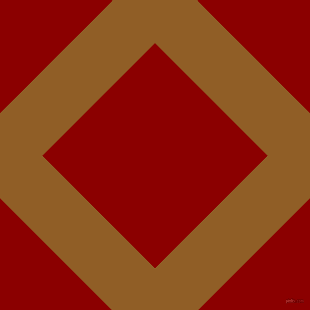 45/135 degree angle diagonal checkered chequered lines, 119 pixel line width, 316 pixel square size, Afghan Tan and Dark Red plaid checkered seamless tileable