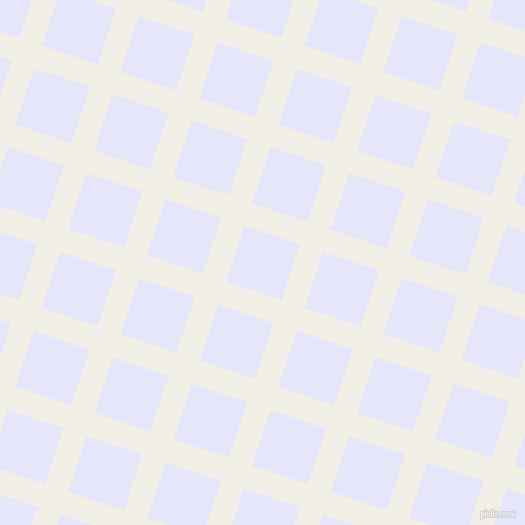 72/162 degree angle diagonal checkered chequered lines, 24 pixel line width, 59 pixel square size, Alabaster and Lavender plaid checkered seamless tileable