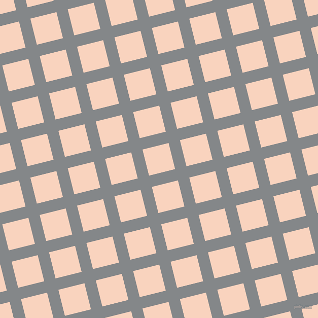 14/104 degree angle diagonal checkered chequered lines, 23 pixel lines width, 53 pixel square size, Aluminium and Tuft Bush plaid checkered seamless tileable