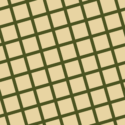 16/106 degree angle diagonal checkered chequered lines, 11 pixel lines width, 49 pixel square size, Army green and Hampton plaid checkered seamless tileable
