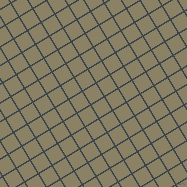 31/121 degree angle diagonal checkered chequered lines, 5 pixel line width, 50 pixel square size, Arsenic and Granite Green plaid checkered seamless tileable