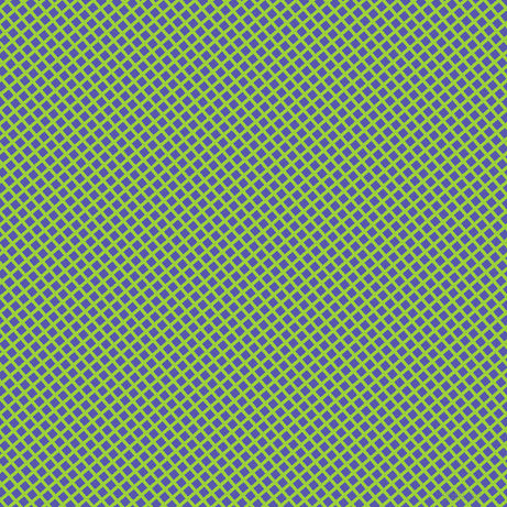 41/131 degree angle diagonal checkered chequered lines, 3 pixel line width, 7 pixel square size, Atlantis and Rich Blue plaid checkered seamless tileable