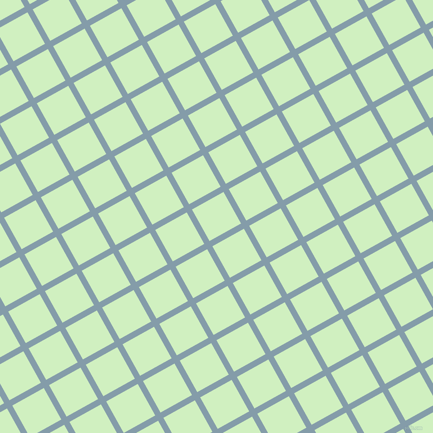29/119 degree angle diagonal checkered chequered lines, 12 pixel lines width, 72 pixel square size, Bali Hai and Tea Green plaid checkered seamless tileable