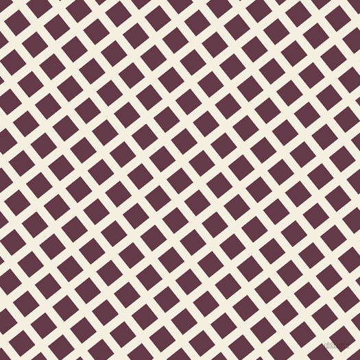 39/129 degree angle diagonal checkered chequered lines, 13 pixel line width, 28 pixel square size, Bianca and Tawny Port plaid checkered seamless tileable