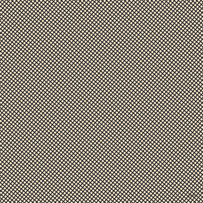50/140 degree angle diagonal checkered chequered lines, 3 pixel lines width, 7 pixel square size, Black Russian and Egg Sour plaid checkered seamless tileable