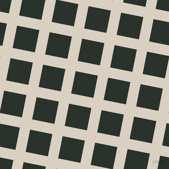 79/169 degree angle diagonal checkered chequered lines, 35 pixel lines width, 76 pixel square size, Blanc and Gordons Green plaid checkered seamless tileable