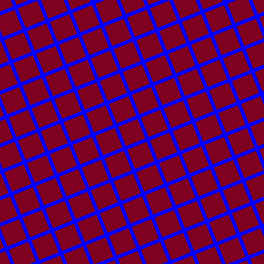 22/112 degree angle diagonal checkered chequered lines, 12 pixel lines width, 69 pixel square size, Blue and Burgundy plaid checkered seamless tileable