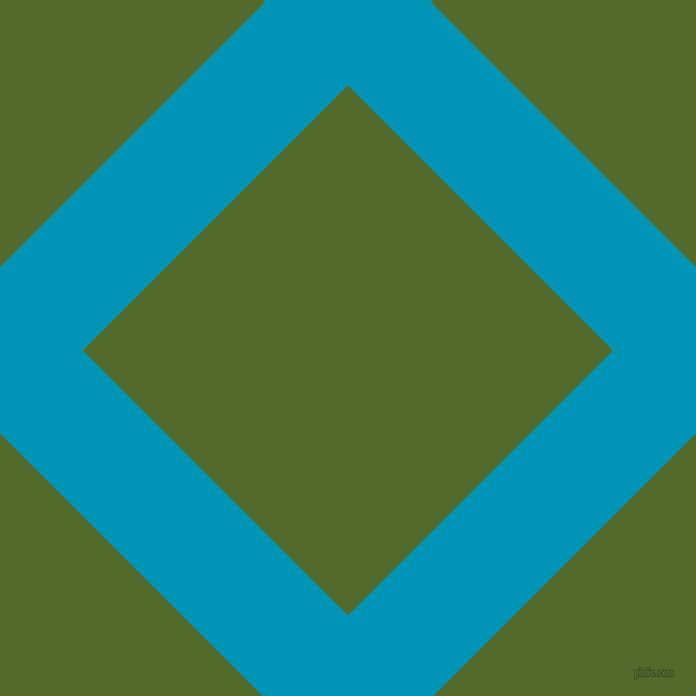 45/135 degree angle diagonal checkered chequered lines, 106 pixel line width, 339 pixel square size, Bondi Blue and Green Leaf plaid checkered seamless tileable