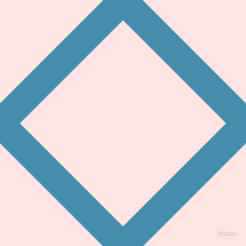 45/135 degree angle diagonal checkered chequered lines, 55 pixel lines width, 285 pixel square size, Boston Blue and Misty Rose plaid checkered seamless tileable