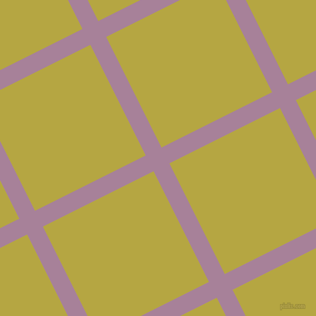27/117 degree angle diagonal checkered chequered lines, 25 pixel line width, 175 pixel square size, Bouquet and Brass plaid checkered seamless tileable